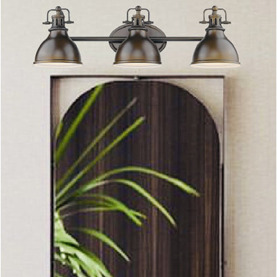 Darby Home Co Crosstown Transitional Metal 3-Light Vanity